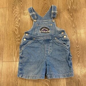 Vintage Mighty-Mac Sports Colorado Rockies Denim Overalls